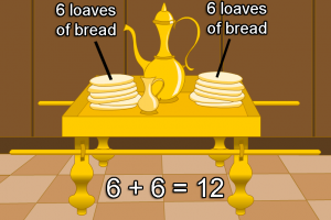 The purpose of the gold plated show bread table