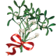 The origin of holly wreath, mistletoe and yulelog